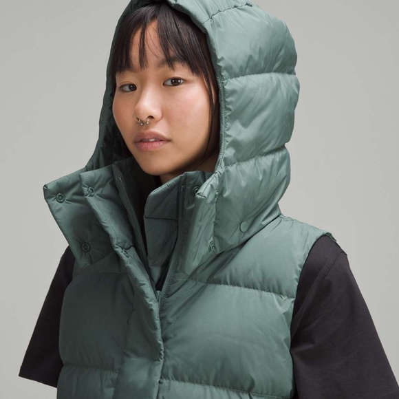 Lululemon Wunder Puff Cropped Vest Medium Forest US10 - Picture 3 of 9